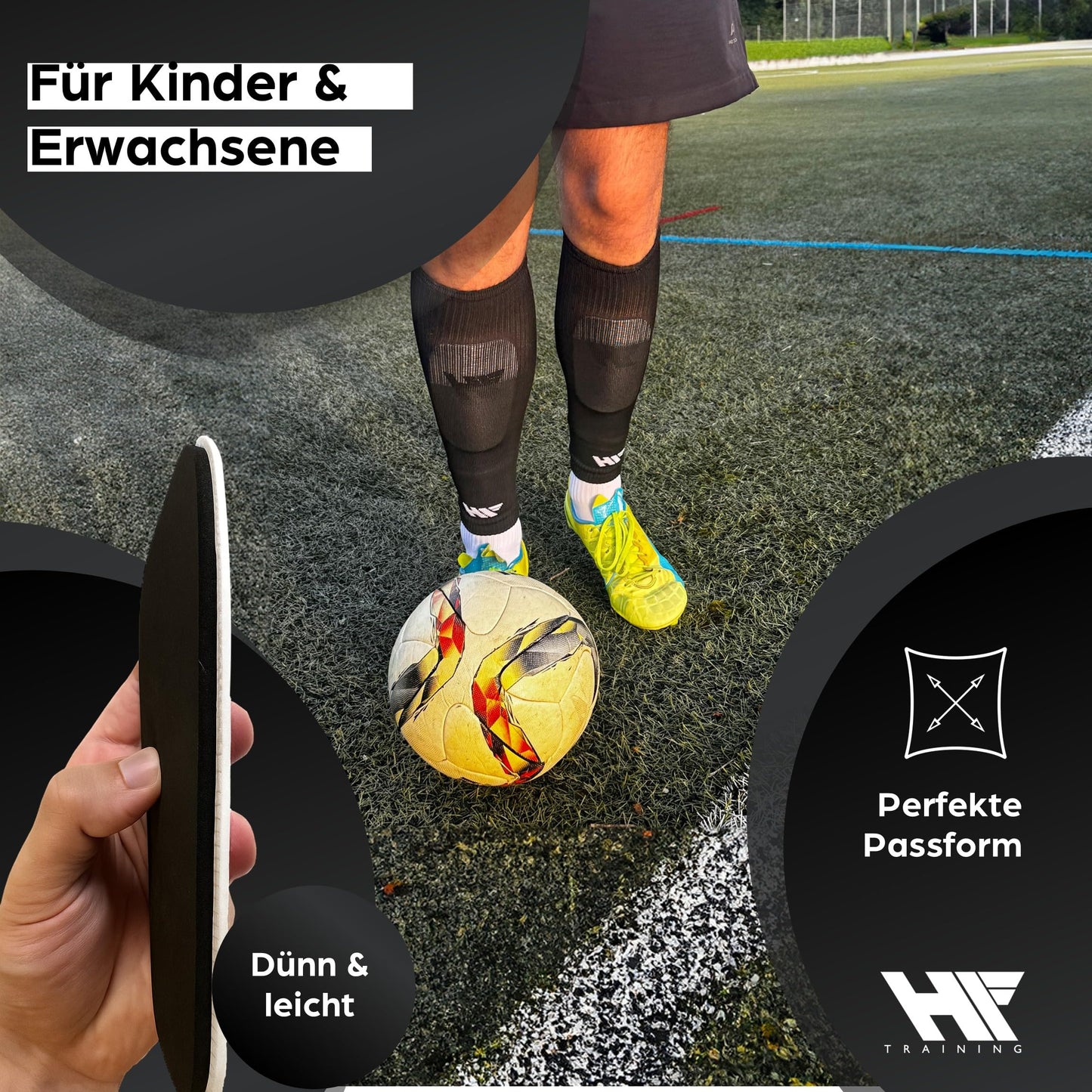 HF Training® Schienbeinschoner – individuell anpassbar (thermoformbar)