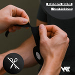 HF Training® 4er Set Profi Sporttape  – Extra Stark & Wasserfest – Sport- & Fußball-Tape für Gelenke, Bänder & Stutzen
